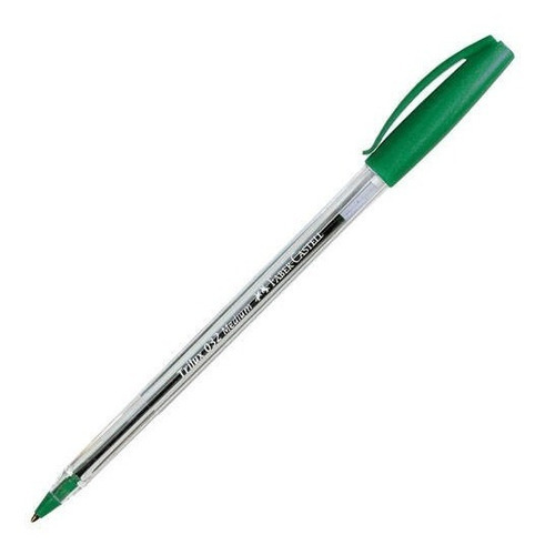 Bolígrafo Lapicera Faber Castell Trilux 032 Verde