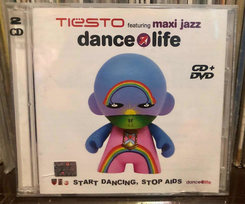 Cd + Dvd Tiesto Featuring Maxi Jazz - Dance 4 Life. 2006.