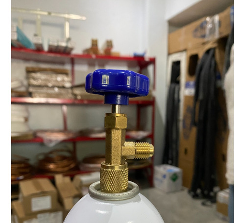 Valvula Check Lata Gas Refrigerante R22 R134 Etc Con Llave