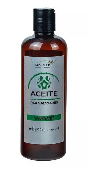 Aceite Para Masaje Vigorizante 500ml Michelle Organic
