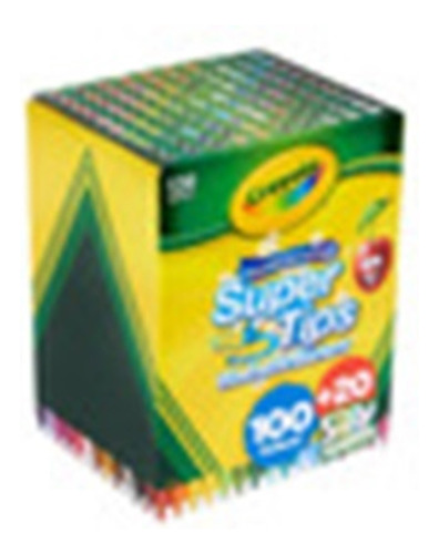 Plumones Crayola Super Tips 100pzs + 20 Silly Scents