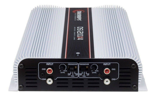 Imagem 3 de 3 de Módulo Taramps Ds1200 X4 1200w Rms 4 Canais (4x 300w) 2 Ohms