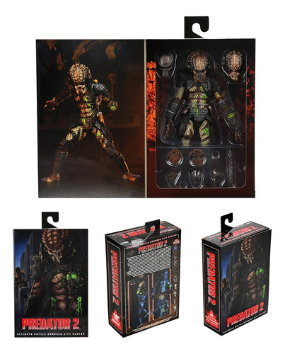 Neca - Predator 2 Ultimate Battle Damaged City Hunter 7 A...