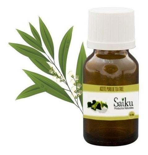 Imagen 2 de 3 de Aceite Esencial Puro De Tea Tree Arbol De Te 15ml Caba