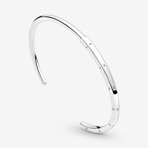 Imagen 2 de 5 de Pulsera Rigida Pandora Signature ( Kit De Regalo )