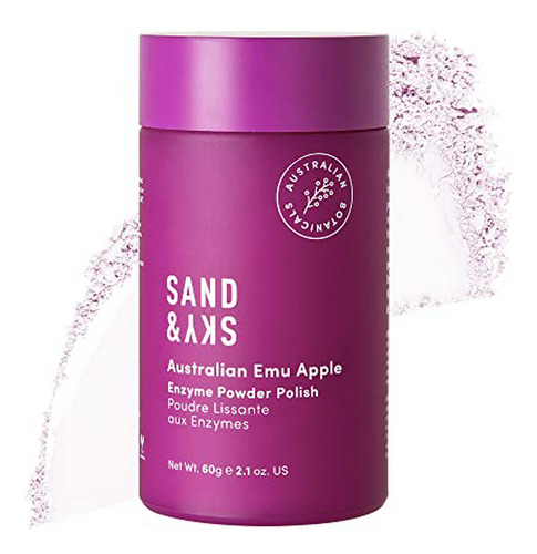 Sand & Sky Australian Emu Apple Enzyme Polvo Pulidor Facial 