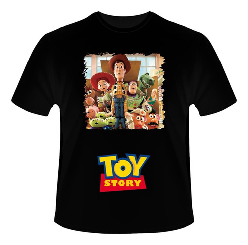 Playera Toy Story Grupo Woody Buzz Jessie Rex Hamm Slinky 