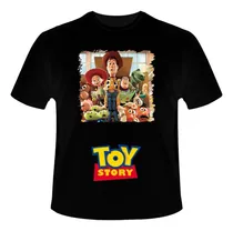 Comprar Playera Toy Story Grupo Woody Buzz Jessie Rex Hamm Slinky 