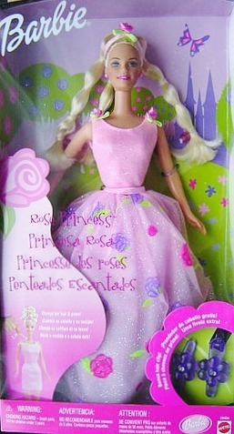 Barbie Princesa Rosa Mattel Vintage