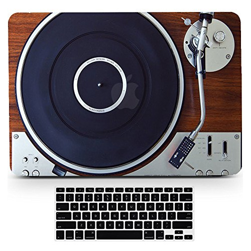 Macbook Pro15 Cd Vintage Wood Music Player Diseño Pint...