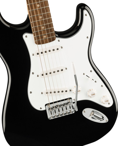 Kit Guitarra Eléctrica Squier Stratocaster C/ Amplificador Color Negro Material Del Diapasón Amaranth Orientación De La Mano Diestro