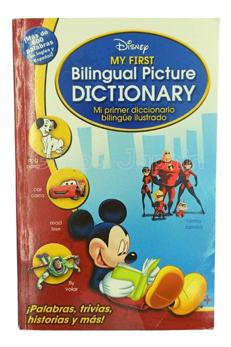 Mi Primer Diccionario Bilingüe Ilustrado Disney Ing - Esp