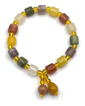 Comprar Pulseras De Jade Certificado Color Dorado Y Marron