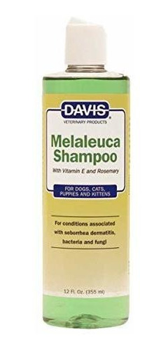 Davis Melaleuca Tea Tree Oil Champú Para Mascotas, 12 Oz