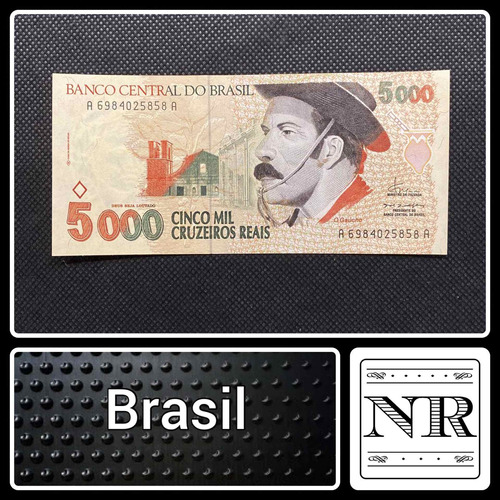 Brasil - 5000 Cruzeiros Reais - Año 1993 - P #241 - Gaucho