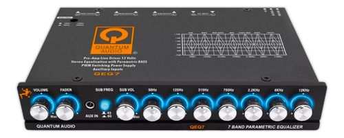 Ecualizador Paramétrico 7 Bandas Quantum Audio Qeq7 7v Max
