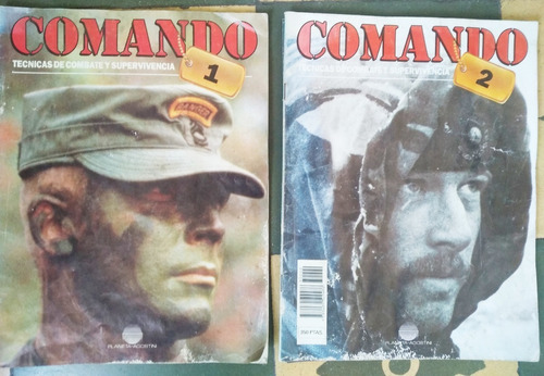 Revistas Comando Técnicas De Combate Y Supervivencia, Vintag