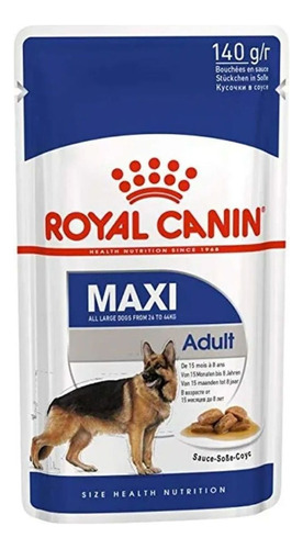 Alimento Royal Canin Size Health Nutrition Maxi Adult para perro adulto de raza grande sabor mix en sobre de 140g