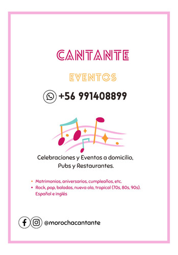 Imagen 8 de 11 de Cantante Para Eventos Y Celebraciones