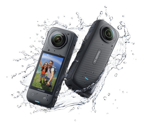 Insta360 X4 360 8k Camara + 2 Baterias + Cargador + Lens Cup Negro