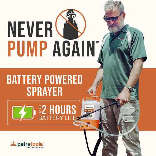 Petratools Pulverizador A Batería De 1 Galón - Hd1000-s - Pu