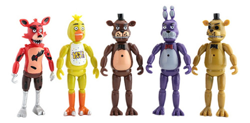 Figuras De Acción Funko Modelo Chica/freddy/foxy/bonnie, 5 U