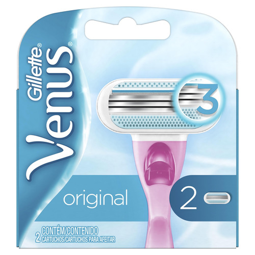 Carga para lâmina de barbear Gillette Venus Original 2 u