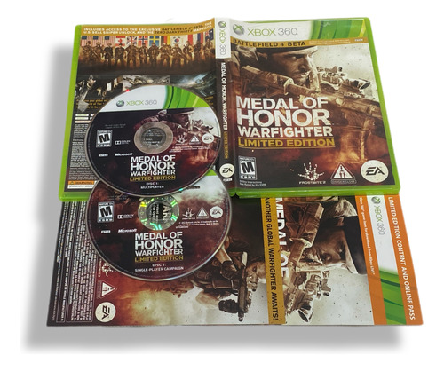 Medal Of Honor Warfighter Xbox 360 C/ Voucher Envio Ja!