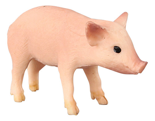 Figura Adorno De Animal Con Forma De Cerdo De Simulación Par