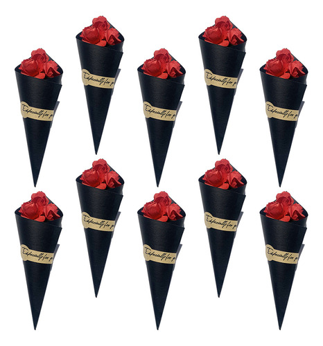 Caja De Regalo Con Arreglos Florales En Forma De Rosa, 10 Un