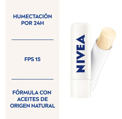 Nivea Protector Labial Derma Care Con Fps20 Humectante