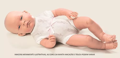 Boneca Reborn Bebê Tatá Sid-Nyl Parece Um Bebê de Verdade em