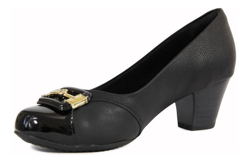 Imagem 4 de 6 de Sapato Scarpin Piccadilly Bico Redondo 111095 - Joanete