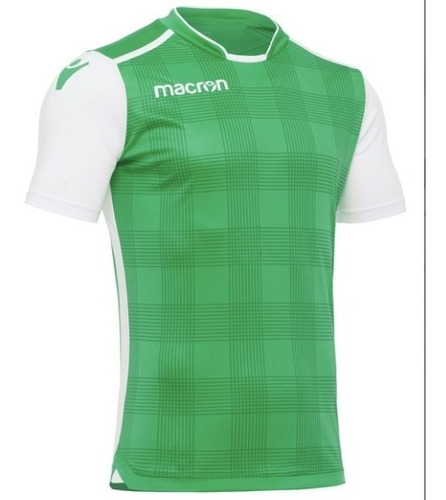 Camiseta Deportiva - Modelo Wezen- Verde Y Blanco- Macron