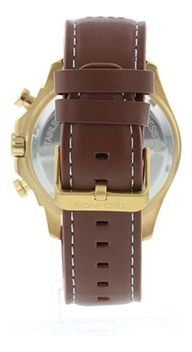 Relógio Masculino Technos Skymaster Js25bg/0m Couro Marrom