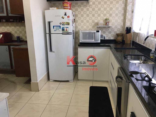 Imagem 4 de 19 de Apartamento Com 3 Dormitórios À Venda, 129 M² Por R$ 515.000,00 - Encruzilhada - Santos/sp - Ap7081