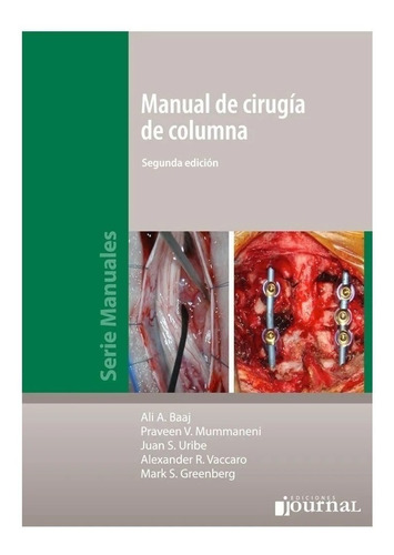 Manual De Cirugía De Columna 2ªed Baaj Nuevo!