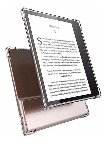 Funda Transparente Para Kindle Oasis 7 PuLG + Stickers