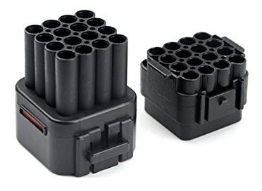 Wgcd 5 Kits 16 Pin Enchufe A Prueba De Agua Conector Eléctr