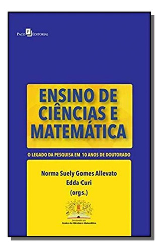 Ensino De Ciências E Matemática, De Allevato, Norma Suely Gomes. Editora Paco Editorial, Capa Mole Em Português, 2021