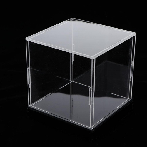 Caja De Exhibición De Acrílico Transparente De 2 Piezas,