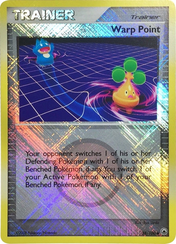 Cartas Pokemon Warp Point Holo League Promo