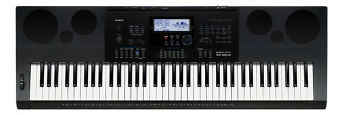 Teclado Musical Casio Wk6600 76 Teclas Profissional C/ Fonte Cor Preto Bivolt