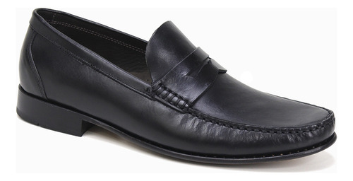 Sapato Loafer Anatomic Gel 8511 Semicromo Preto