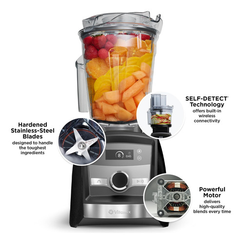 Vitamix A3300 Ascent Series Smart Blender, Profissional, 64