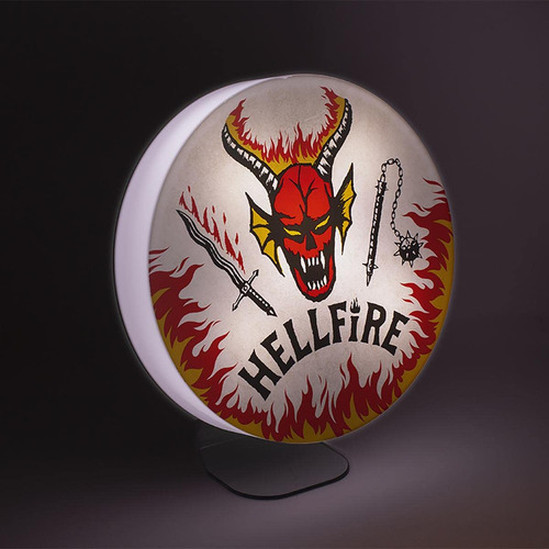 Luz De Montaje Hellfire Club Logo Stranger Things Color De La Estructura Color De La Pantalla