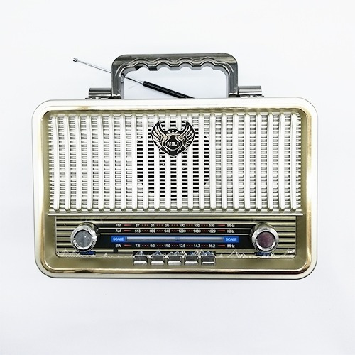 Radio Am/fm Y Parlante Retro Bluetooth Mk-195