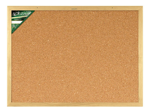 Quadro De Cortiça Standard Moldura De Madeira Luxo 80x60cm