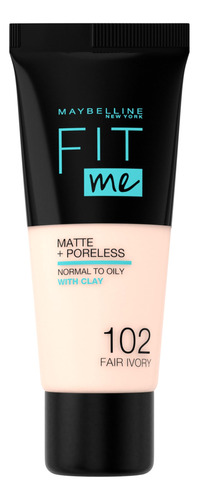 Base De Maquillaje Maybelline New York Fit Me Mate & Poreles