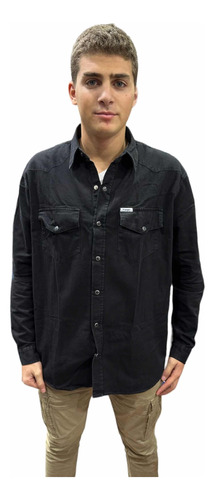 Wrangler Camisa De Jeans Con Broches